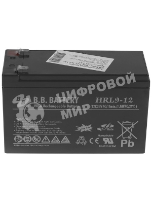 Батарея для ИБП BB HRL 9-12XP 12В 9А·ч