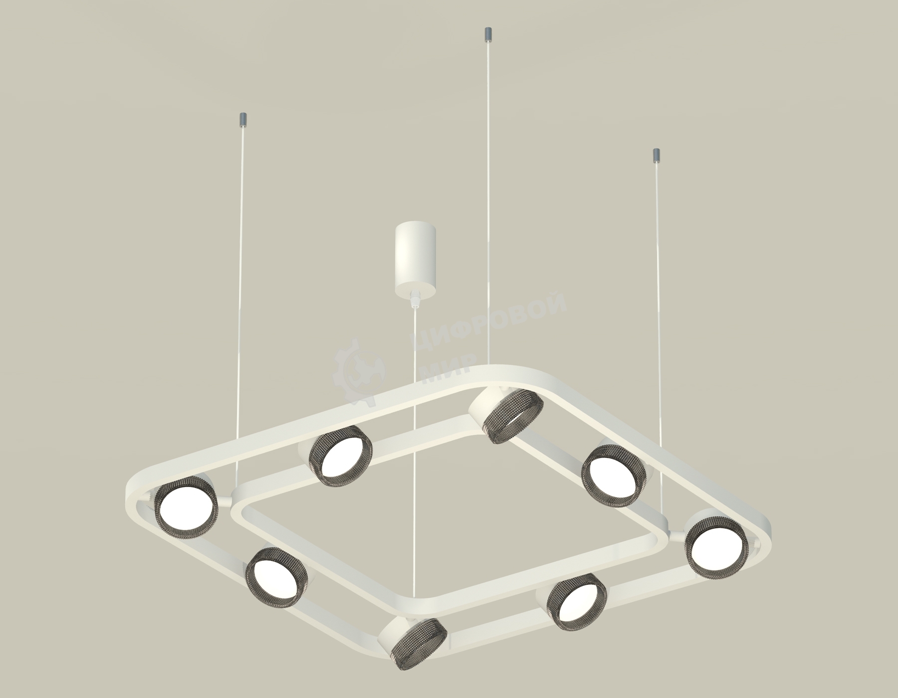 Светильник Ambrella light XB9177200/8 SWH/BK белый песок/тонированный GX53 (C9177, N8484)