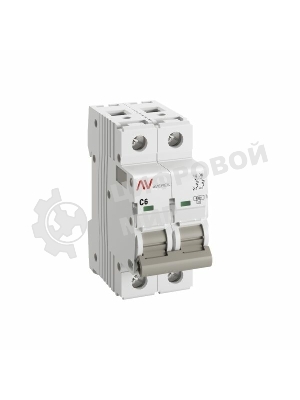 Выключатель автоматический Averes AV-6 2P 6A (C) 6kA