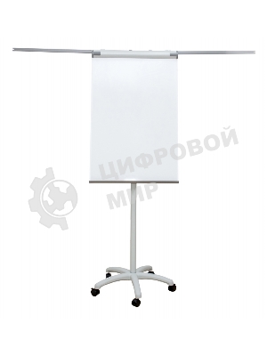 Флипчарт Cactus CS-FCR-M67x105 магнитно-маркерная меламиновая 67x105см на роликах