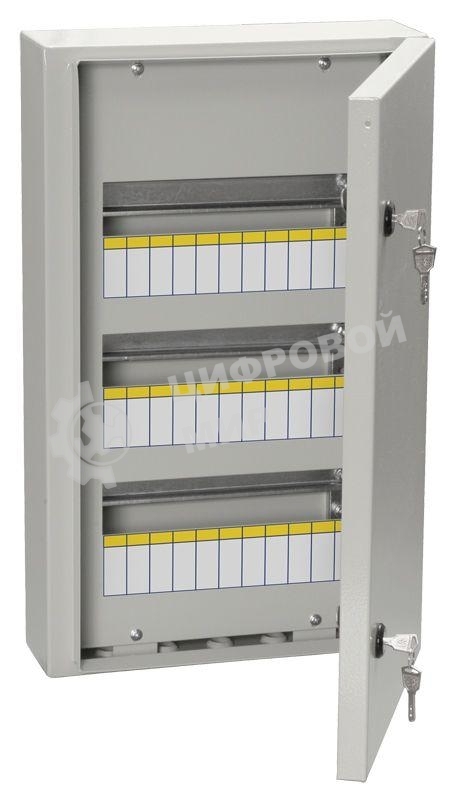 Корпус металлический ЩРн-36з-0 У2 IP54 ИЭК MKM11-N-36-54-Z