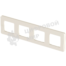 Рамка 4 поста слоновая кость Inspiria