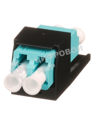 Адаптер Panduit CMDSAQLCZBL проходн. Mini-ComLC дупл. 50/125 OM3 черный