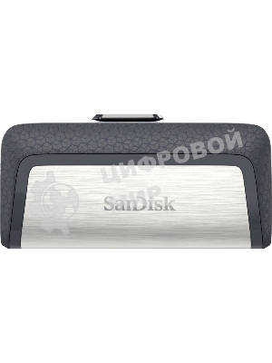 Флешка USB Sandisk 64Gb Ultra Dual SDDDC2-064G-G46 USB 3.0 серый/узор