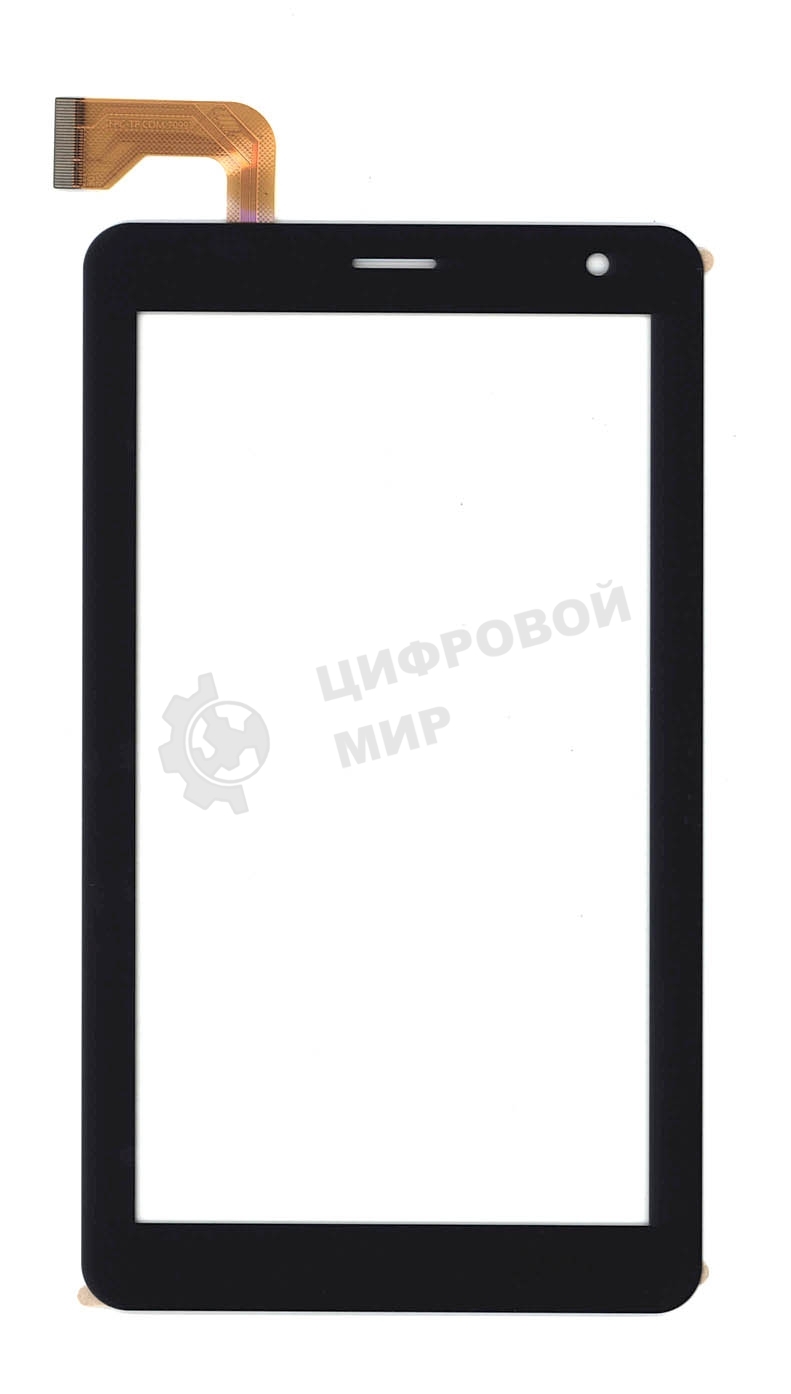 Сенсорное стекло (тачскрин) для Irbis TZ728, черное