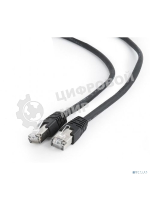 Патч-корд FTP Cablexpert cat.6, 1м, литой, многожильный, черный
