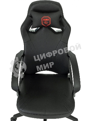 Кресло игровое Бюрократ Zombie 50 черный эко.кожа крестов. пластик