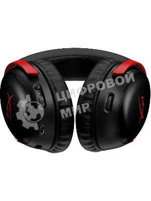 Гарнитура HyperX Cloud III чёрный-красный, беспроводная, радиоканал