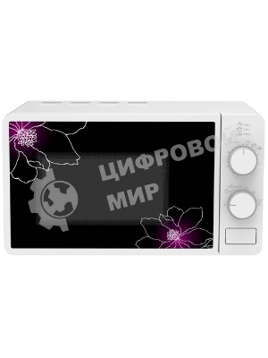 Микроволновая печь Willmark WMO-231MG серый, 23 л, 800 Вт, переключатели - поворотный механизм