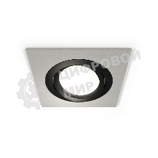 Комплект встраиваемого поворотного светильника Ambrella light XC7633081 SGR/PBK серый песок/черный полированный MR16 GU5.3 (C7623, N7002)