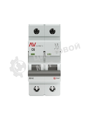 Выключатель автоматический Averes AV-6 2P 6A (C) 6kA