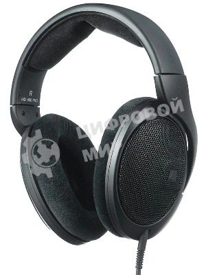 Проводные наушники Sennheiser HD 400 PRO черный, полноразмерные, Jack 3.5/6.3 мм