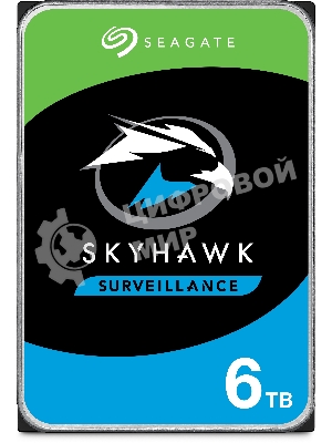 Жесткий диск Seagate 6TB 5400rpm SATA 6GB/S 256MB ST6000VX001 Seagate SkyHawk