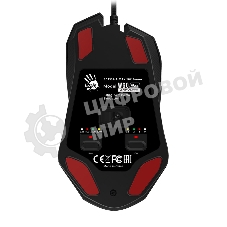 Мышь проводная A4Tech Bloody W60 Max черный, 10000 dpi, USB, кнопки - 10