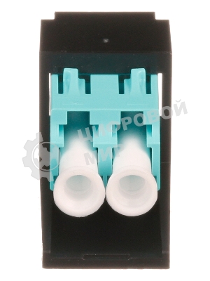 Адаптер Panduit CMDSAQLCZBL проходн. Mini-ComLC дупл. 50/125 OM3 черный