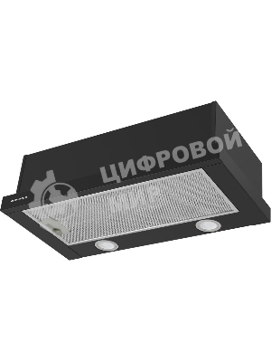 Вытяжка встраиваемая Maunfeld VS Light 50 черный, 50 см, 520 куб. м/ч, 56 дБ