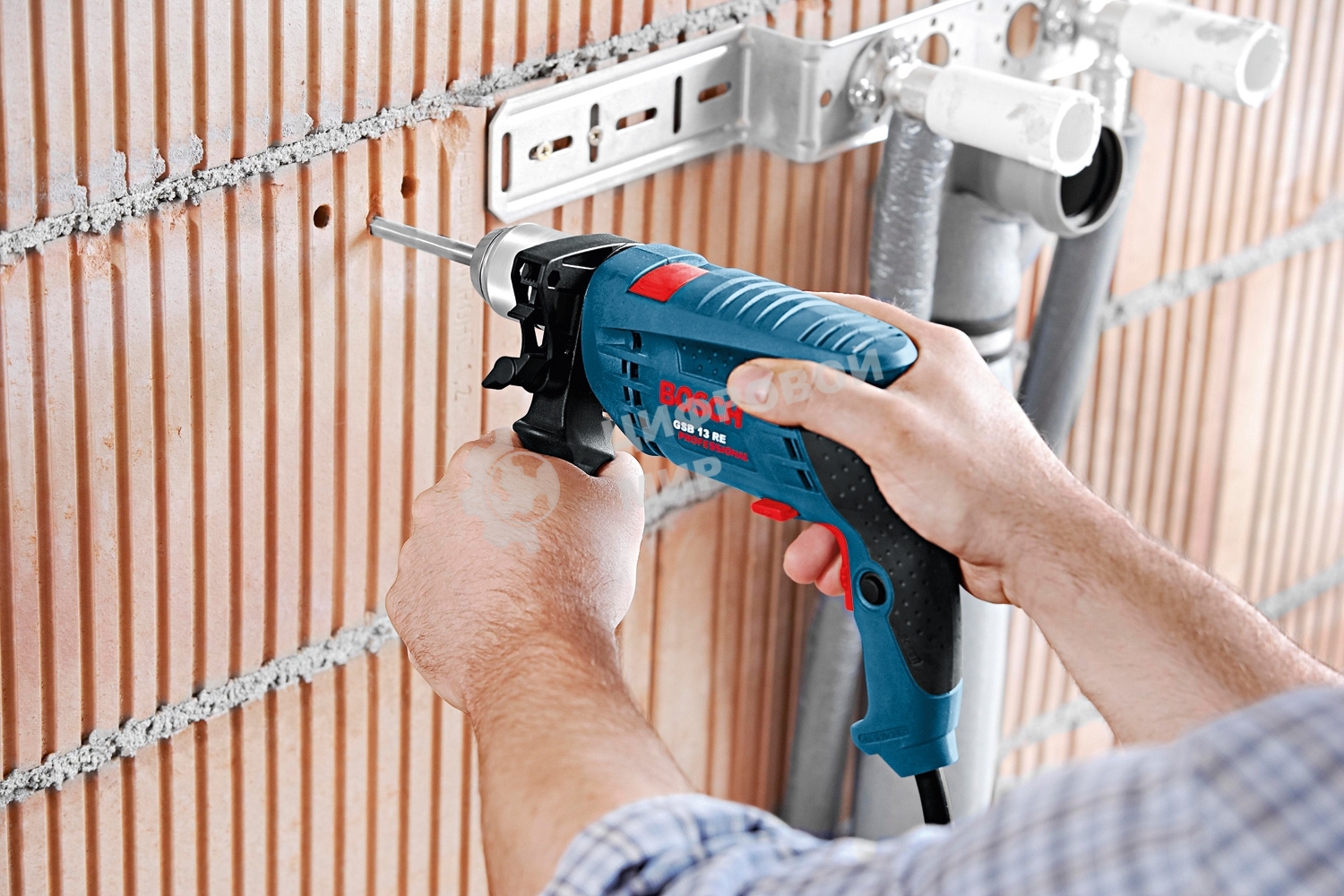 Дрель Bosch GSB 13 RE, 600 Вт, сетевая, ударная