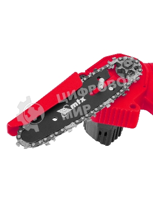 Цепная мини-пила аккумуляторная MTX MCS-100, шина 100 мм, Li-Ion, 20 В