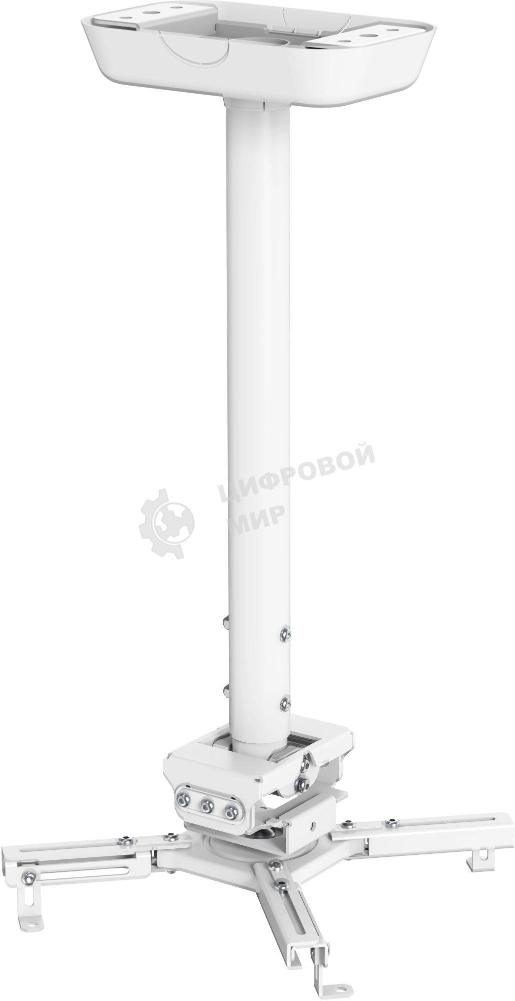 Кронштейн для проектора Cactus CS-PROF021M-WT белый макс.35кг потолочный поворот и наклон