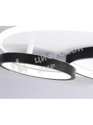 Светильник Ambrella light FA7719 WH/BK белый/черный 3000K-6400K 64W 490*470*90 (ПДУ РАДИО 2.4G)