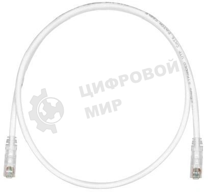 Патч-корд Panduit UTPSP15MY UTP вилка RJ-45-вилка RJ-45 кат.6 15м белый CM/LSZH
