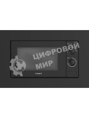 Встраиваемая микроволновая печь Weissgauff HMT-2016 BGL Flat Table черный, 20 л, 700 Вт, переключатели - поворотный механизм