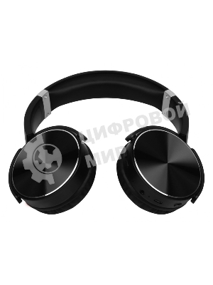 Беспроводные/проводные наушники Harper HB-217 черный, накладные, Bluetooth + проводной, складная конструкция, до 5 ч