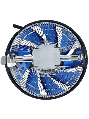 Кулер для процессора AeroCool/Formula Verkho Plus серебристый/черный, 120 мм, алюминий, 2000 об/мин, 26.5 дБ, 4 pin, 110 Вт, 68 мм