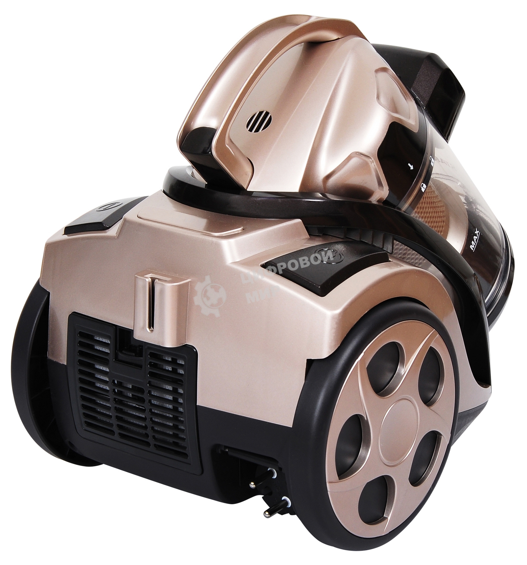 Пылесос Starwind SCV5625 золотистый, 350/2000 Вт, уборка сухая, пылесборник контейнер 2.5 л