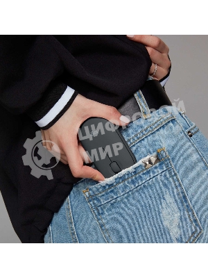 Мышь беспроводная Logitech Pebble M350 графитовый, 1000 dpi, радиоканал, Bluetooth, USB, кнопки - 3