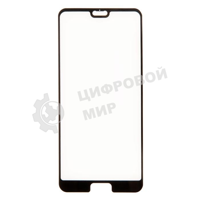 Защитное стекло 20D для Huawei Honor 10, черное (black) Full Glue ZeepDeep 20D