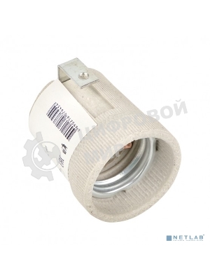 Патрон керамический E27 с держателем EKF PROxima