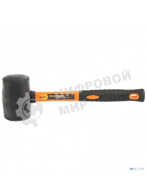 Киянка резиновая Sparta 450 г, черная резина, фибергласовая рукоятка