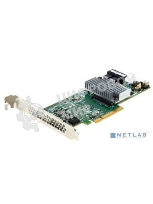 Контроллер MegaRAID SAS 9361-8i SGL (8-Port Int, 12Gb/s SATA+SAS, PCIe 3.0, 1Gb DDRIII, MegaRAID SAS 9361-8i, Quick Installation Guide, LP Bracket)