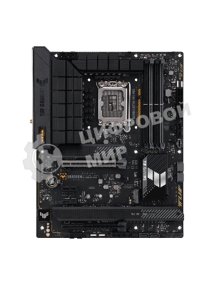 Материнская плата ASUS TUF GAMING H770-PRO WIFI, LGA 1700, Intel H770, 4xDDR5, 4xSATA, 4xM.2, 1xPCIe 5.0 x16, 1xPCIe 4.0 x4, 2xUSB-A 3.2 Gen 2, 4xUSB-A 3.2 Gen 1, 1xUSB-C 3.2 Gen 2x2, 1x2.5Gb LAN, 5x3.5 мм, 7.1, Standard-ATX