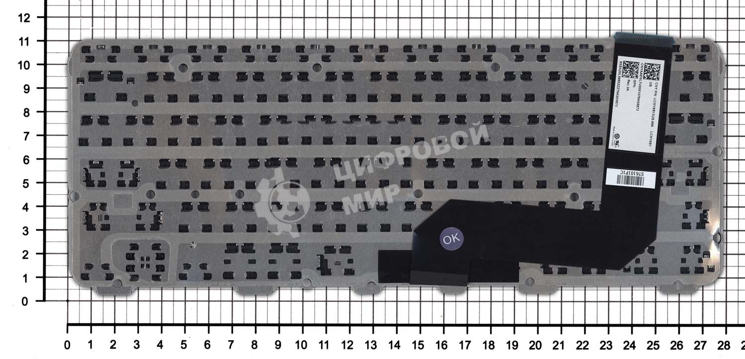 Клавиатура для ноутбука Lenovo Chromebook N21 черная