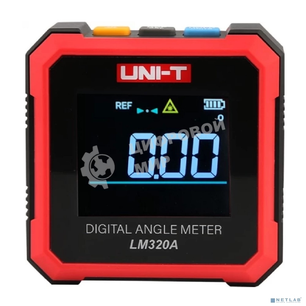 Электронный угломер UNI-T LM320A Диапазон измерения (4×90°); Дисплей(EBTN); Магнитное основание (Двусторонние магниты)