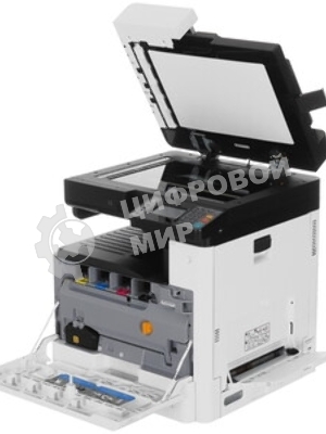 МФУ лазерное Kyocera Ecosys M8124cidn (1102P43NL0), A3, цветной, печ. до 24 стр/мин. (А4) до 12 стр/мин. (А3), скан. до 50 стр/мин., 1200 x 1200 dpi (печать) 600x600dpi (скан.), USB, RJ-45, NFC, Air Print, Mopria