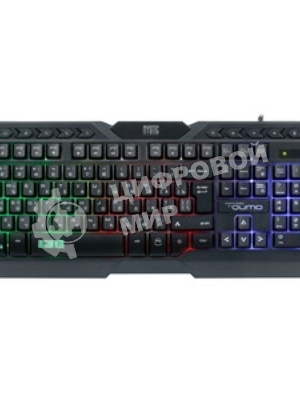 Комплект клавиатура+мышь Qumo Mystic K58/M76 проводной, USB, 3200 DPI, чёрный