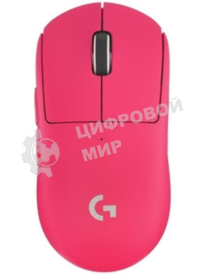 Мышь беспроводная Logitech G PRO X Superlight 2 розовый, 32000 dpi, радиоканал, USB, кнопки - 5