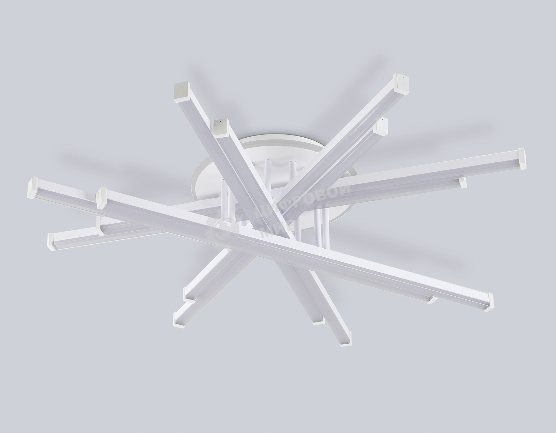 Потолочный светодиодный светильник Ambrella light FL6275 WH белый 134W 3000K-6400K 800*800*165 (ПДУ ИК)