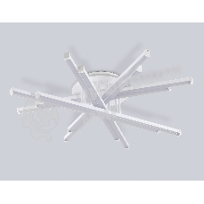 Потолочный светодиодный светильник Ambrella light FL6275 WH белый 134W 3000K-6400K 800*800*165 (ПДУ ИК)