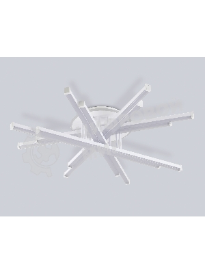 Потолочный светодиодный светильник Ambrella light FL6275 WH белый 134W 3000K-6400K 800*800*165 (ПДУ ИК)