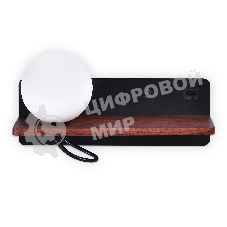 Настенный светильник с выключателем Ambrella light FW521 BK/DW черный/темное дерево G9 max 40W 280*100*125 (лампа LED G9 5W 4200K в комплекте)