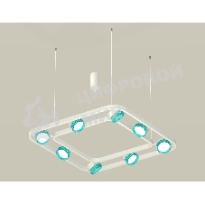 Светильник Ambrella light XB9177201/8 SWH/BL белый песок/голубой GX53 (C9177, N8488)