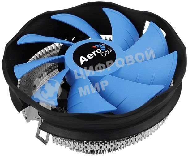 Кулер для процессора AeroCool/Formula Verkho Plus серебристый/черный, 120 мм, алюминий, 2000 об/мин, 26.5 дБ, 4 pin, 110 Вт, 68 мм