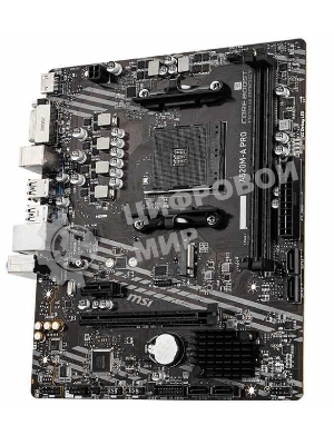 Материнская плата MSI A520M-A PRO, AM4, AMD A520, 2xDDR4, 4xSATA, 1xM.2, 1xPCIe 3.0 x16, 1xDVI-D, 1xHDMI, 1x 1Gb LAN, 2xUSB 2.0, 4xUSB 3.2 Gen 1, 3x3.5 мм, 7.1, mATX