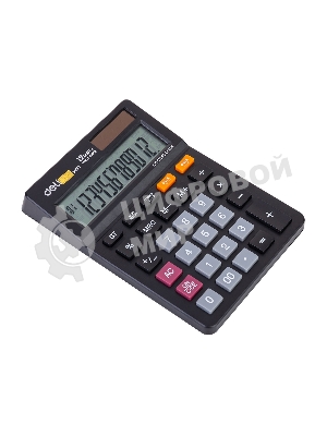 Калькулятор настольный Deli EM01320 черный 12-разр.