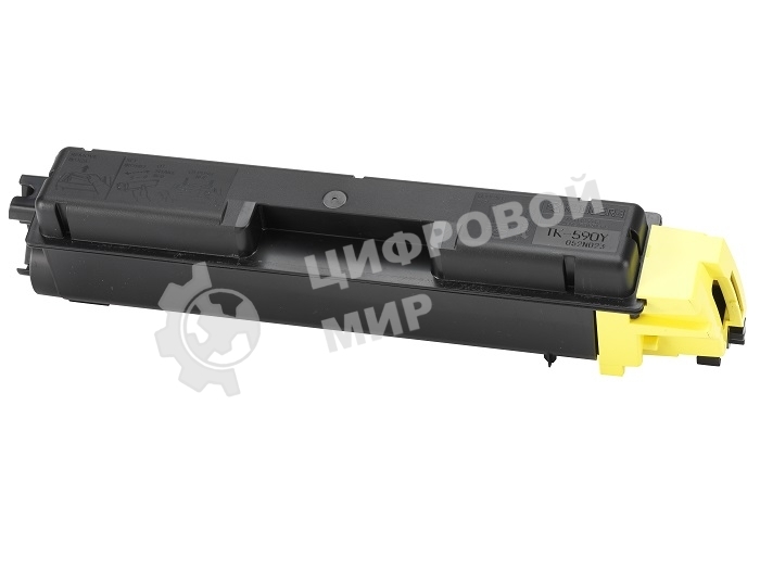 Картридж лазерный Kyocera TK-590Y (1T02KVANL0) желтый для FS-C2026MFP/C2126MFP/C2526MFP/C2626MFP/C5250DN 5000 стр.
