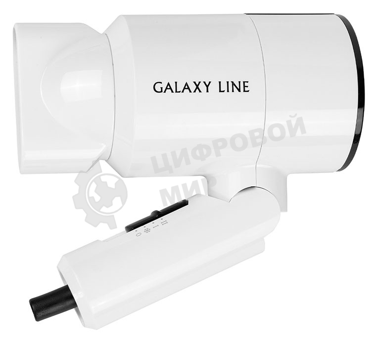 Фен Galaxy Line GL 4345 белый, 1400 Вт, компактный